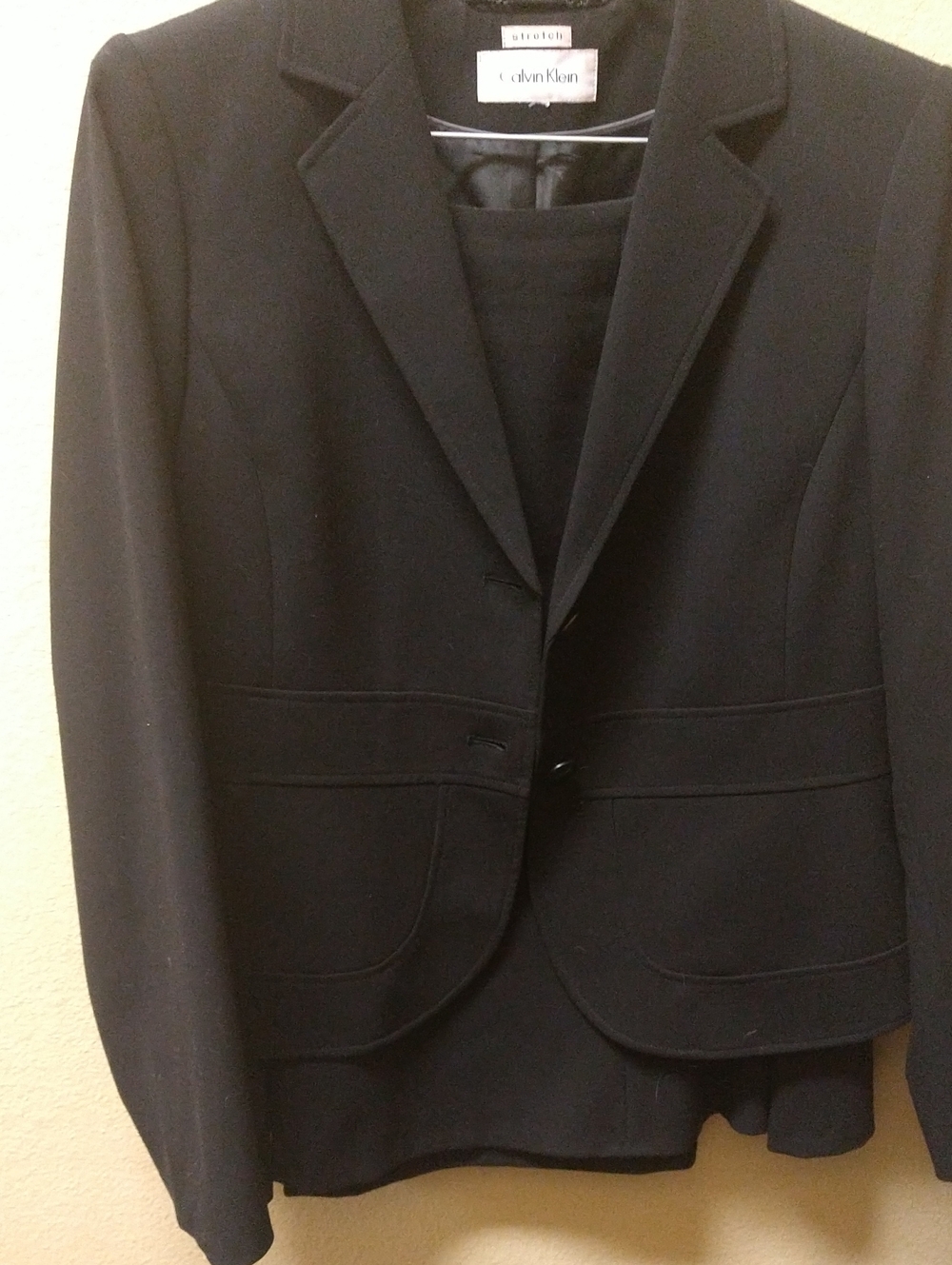 Calvin Klein Women's Skirt Suit in Black